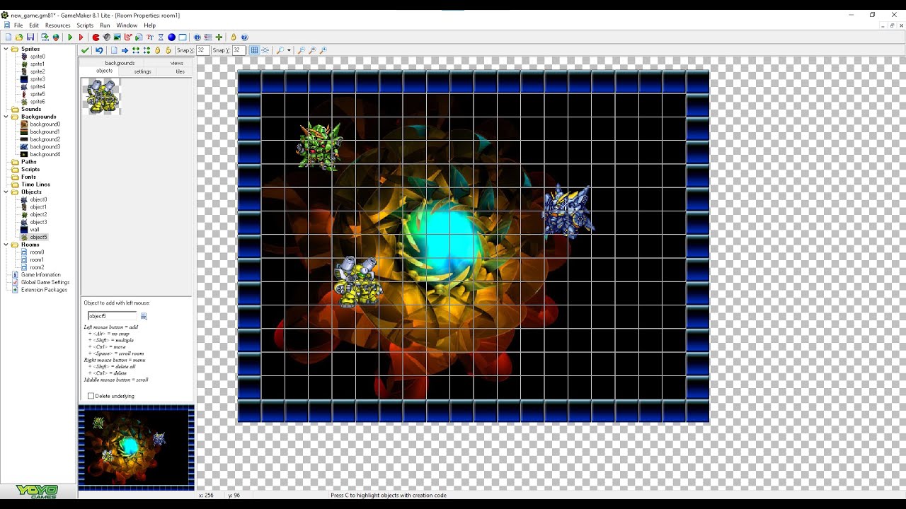 How to Make a Video Game Using Gamemaker 8.1 LITE