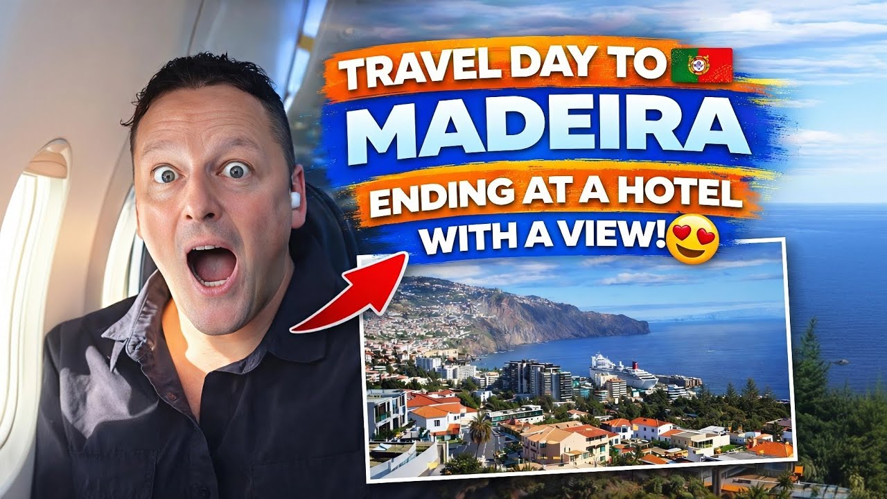 День перелета на Мадейру 🇵🇹 | Задержки, хаос&hellip; А потом ВОТ этот вид из отеля 😍