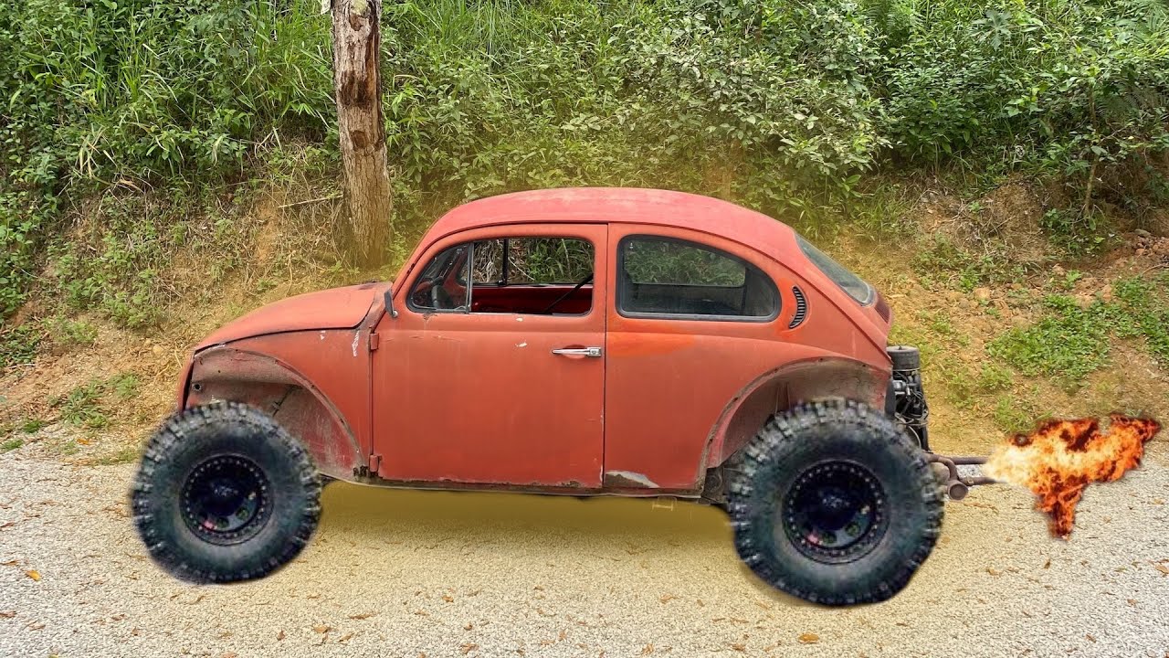 TERMINEI O FUSCA DE TRILHA E ANDEI COM ELE PELA PRIMEIRA VEZ.