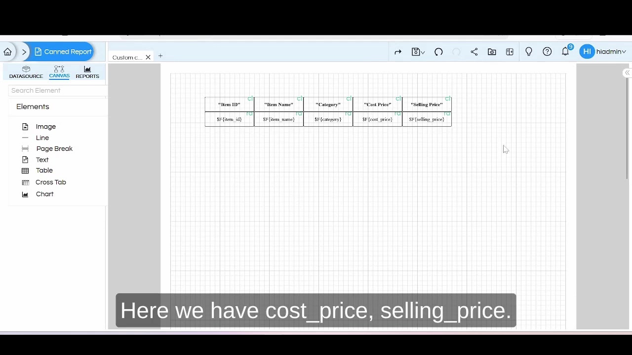 Adding Custom Calculations in Open Source BI Helical Insight Canned Report Module v6.0