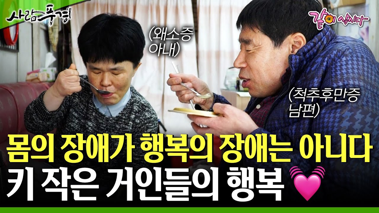 [사람풍경] 장애로 세상의 무게를 감당하며, 주변의 이웃들을 보살피며 살아온 작은 거인들. 키 작은 세 식구의 결코 평범하지 않은 사랑 이야기ㅣKBS 2018.04.11