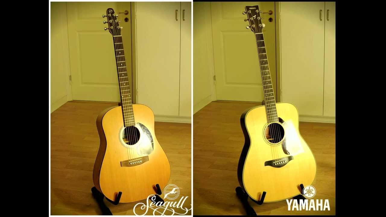 guitar test : Yamaha FG730s vs Seagull S6 sound samples