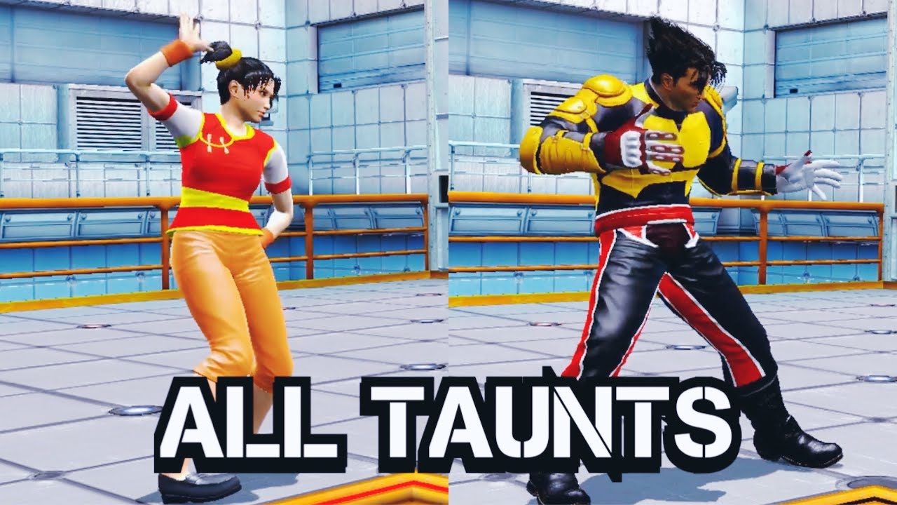 Tekken Tag Tournament 2 - All Character Taunt Animations (4K)