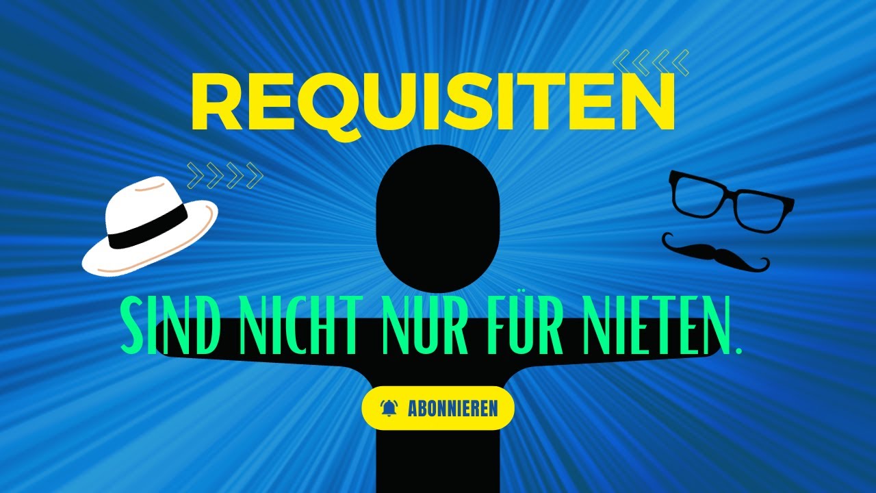 Was eine M60-Mutter mit einer starken Präsentation zu tun hat – Requisiten clever einsetzen!
