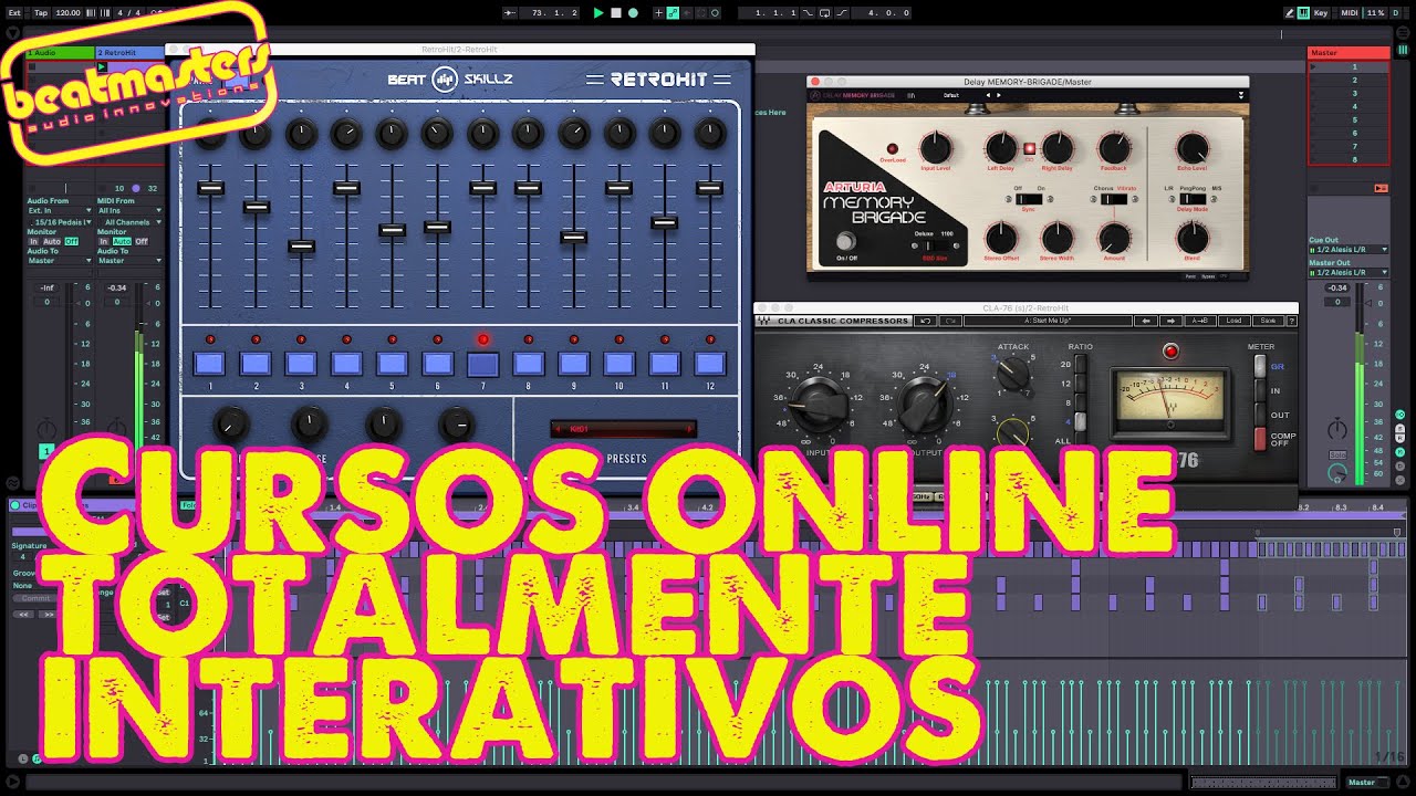 Curso de Produ&ccedil;&atilde;o Musical online Beatmasters