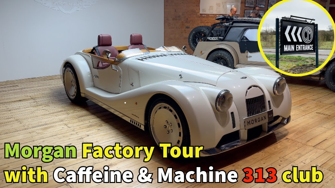 Morgan Factory Tour with Caffeine & Machine 313 Club #morgan #britishcars 