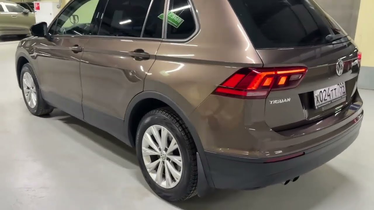 Volkswagen TIGUAN, 2020 г. Лиса рулит