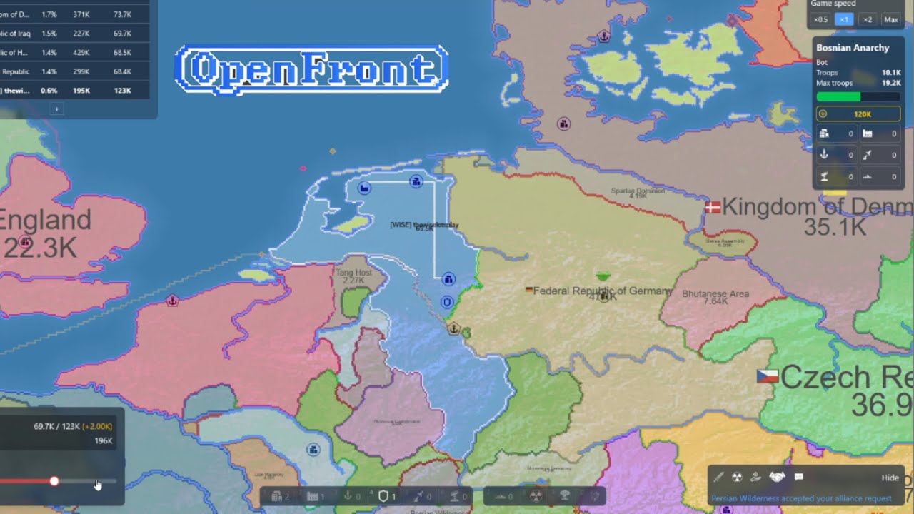 OpenFront: conquering a Pixelated world
