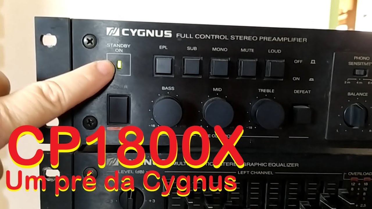 Apresentando o CP1800X, um ótimo pré-amplificador da Cygnus