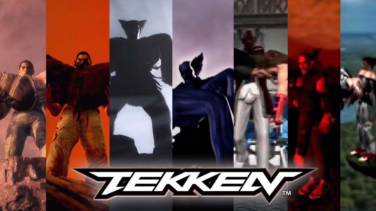 Tekken - Throw scene compilation Mishima Family