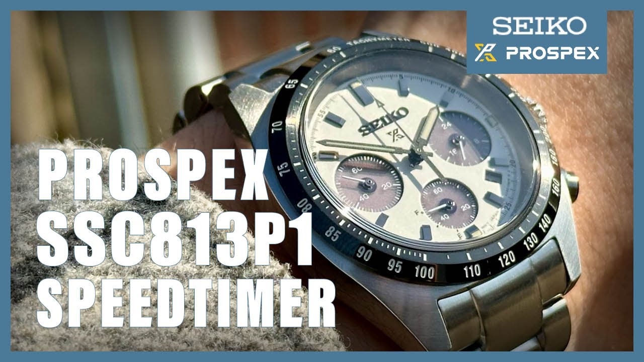 Unboxing The New Seiko Prospex Speedtimer SSC813P1