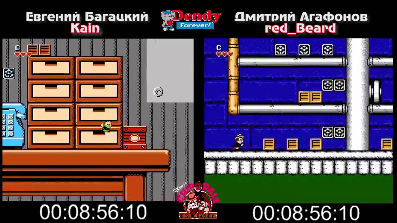 Chip 'n Dale Rescue Rangers [NES] (SpeedRun Tournament, Kain vs red_Beard 1/4)
