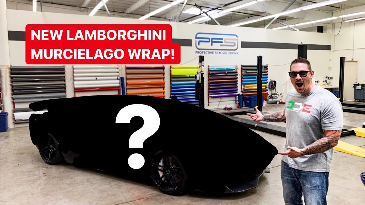 NEW LAMBORGHINI MURCIELAGO WRAP REVEAL!