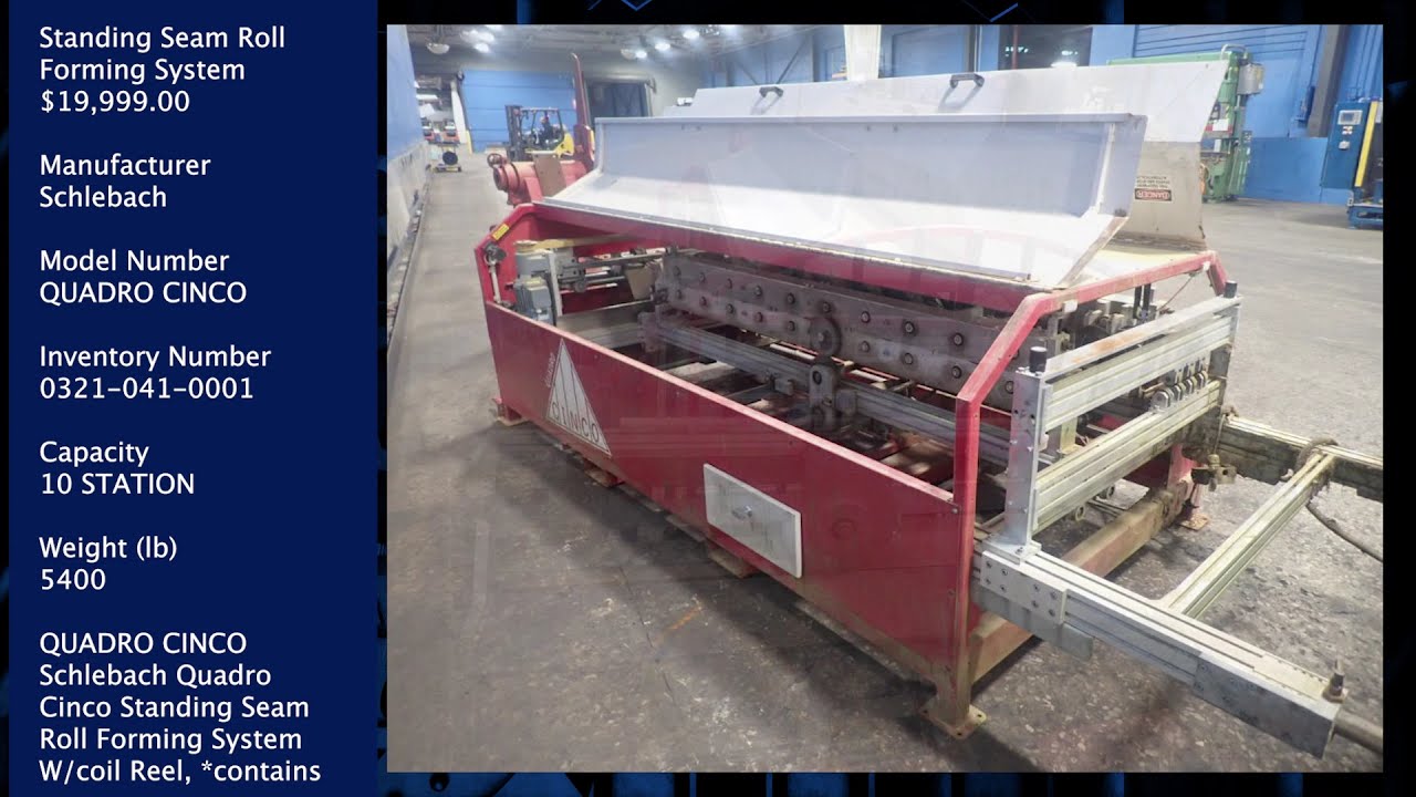 (SOLD) Schlebach Forming Press - HGR Industrial Surplus