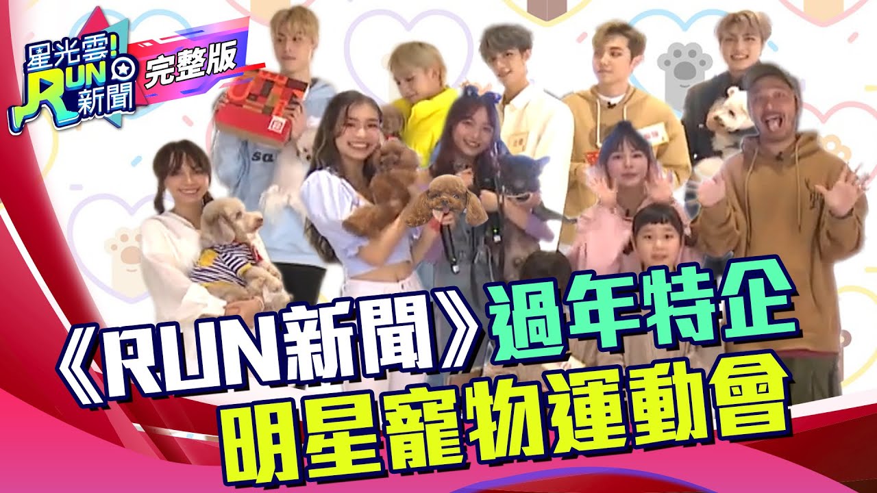 初四出事啦！毛小孩們失控暴走 明星主人們好崩潰│20210215星光雲！RUN新聞-明星寵物運動會│林采欣 胖球 斯拉 C.T.O 英承晞 PER6IX