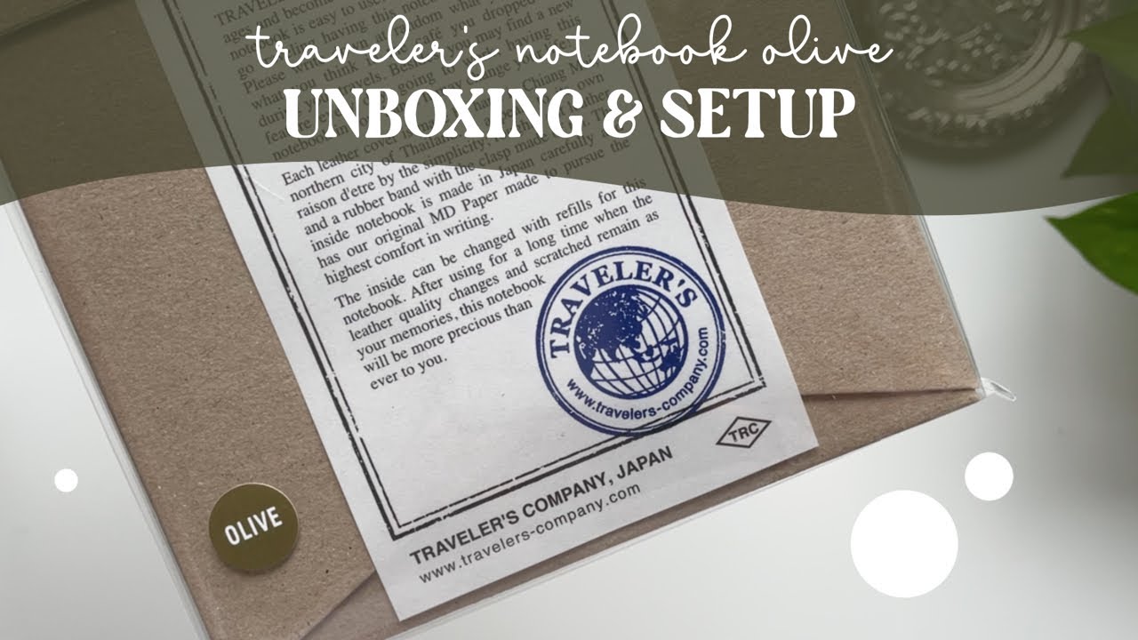 Es ist endlich hier! | Traveler's Notebook Olive - Unboxing & Setup
