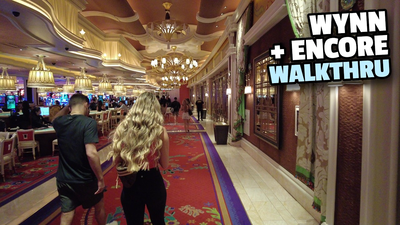 Las Vegas WalkThru — Wynn / Encore Casinos - 4K UHD