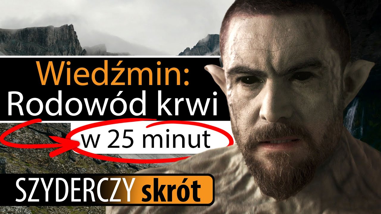 WIEDŹMIN: RODOWÓD KRWI [CAŁY 1 SEZON] w 25 minut | Szyderczy Skrót