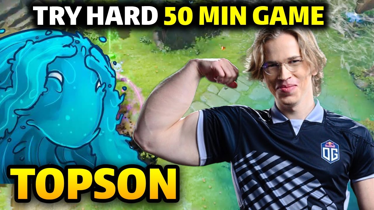OG.Topson back to TRY HARD - 50 mins HARD Morphling Game