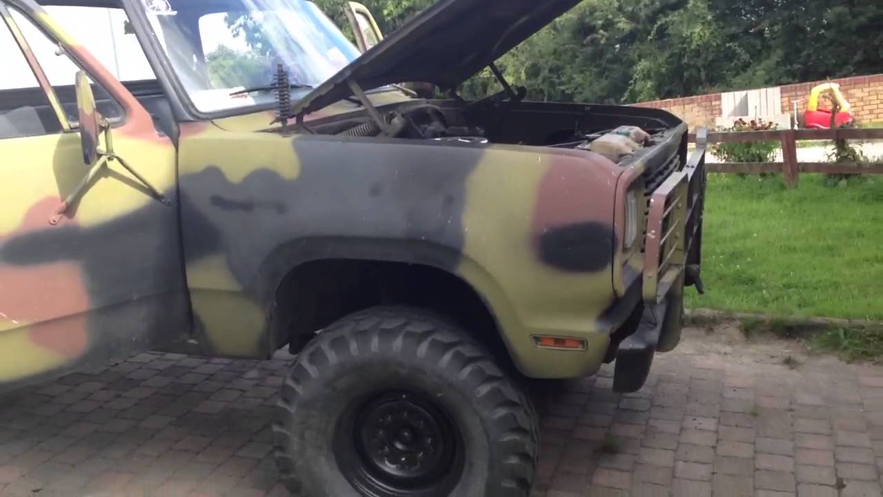 Dodge Pickup truck M882 1977