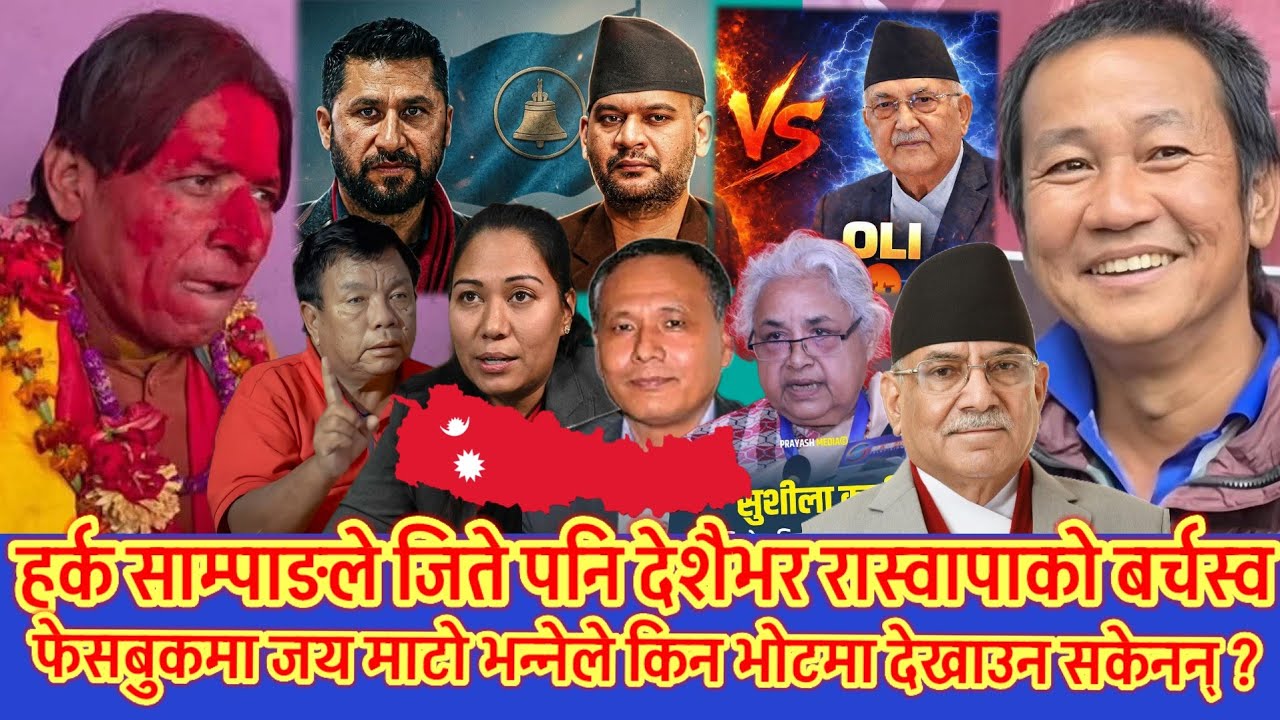 हर्क साम्पाङ्गले जिते पनि बालेन र रवीको बर्चस्व नेपालैभरी 😱 प्रधानमन्त्री को बन्ने जनताको माग यस्तो😱