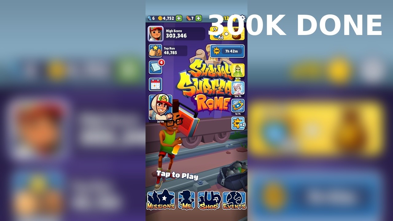 Subway surfer playing  live  target 1m subscribers #subwaysurfers  #subwaysurfersshorts