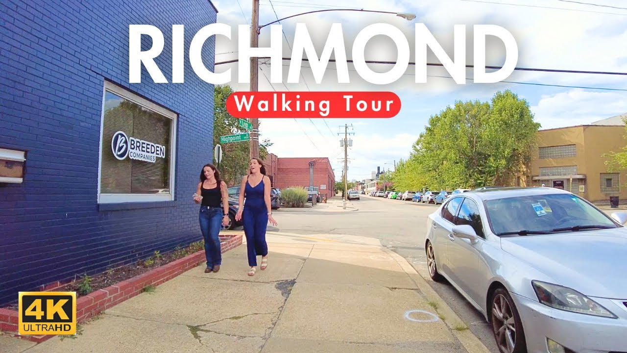 Richmond Virginia Summer Walking Tour | Scotts Addition Arts District 4K