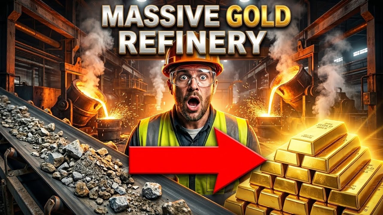 Inside a $10 Billion Gold Refinery &ndash; From Rock to Pure 24K Bars