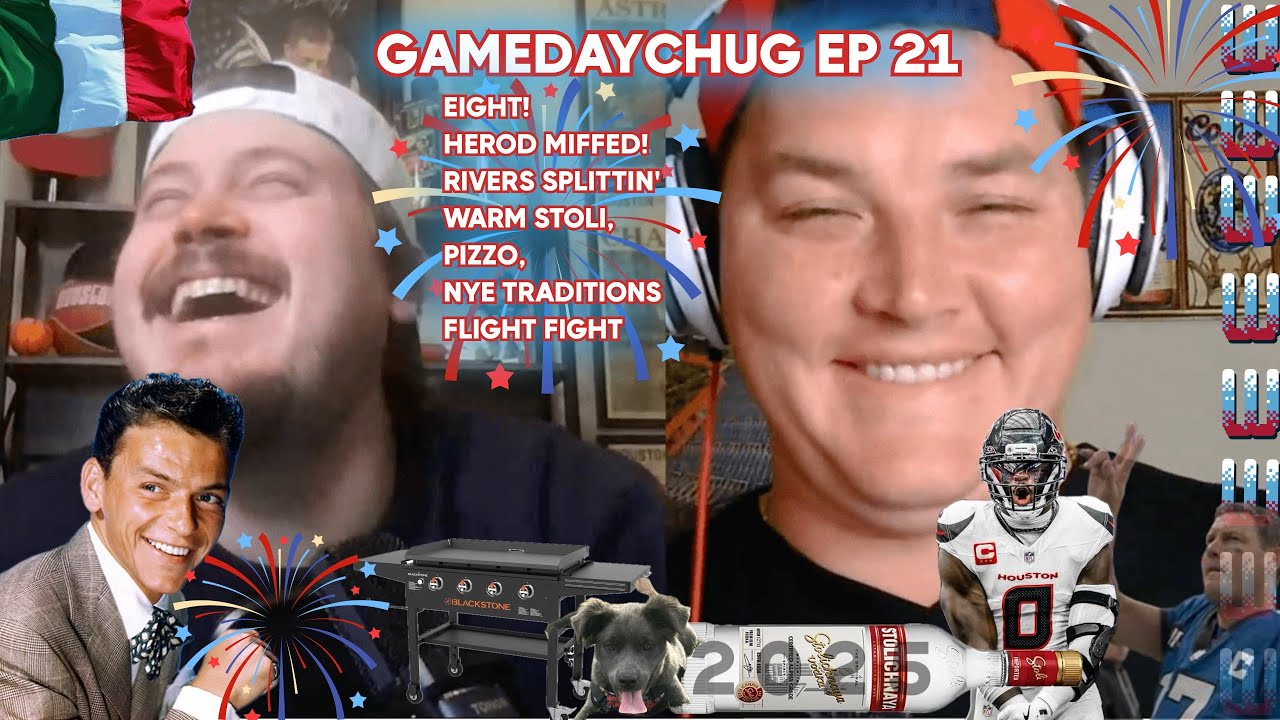 GDC Pod Ep 21: EIGHT! Herod Miffed! Rivers Splittin', Warm Stoli, Pizzo, NYE Traditions Flight Fight