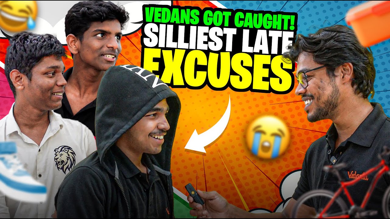 Vedans Share Silliest Late Excuses 😎😂 | Part - 1 | Vedantu Learning Centre #vedantu #vedantutelugu