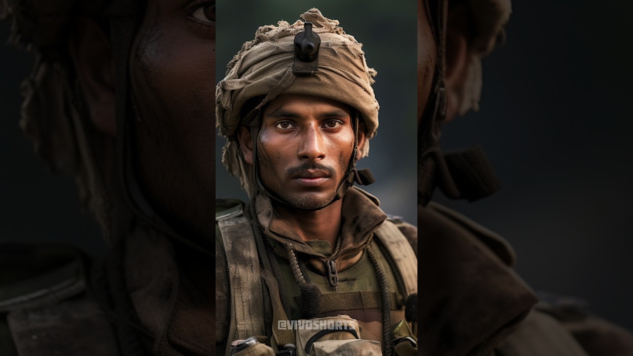 The Indian Army Face Generated by ai 