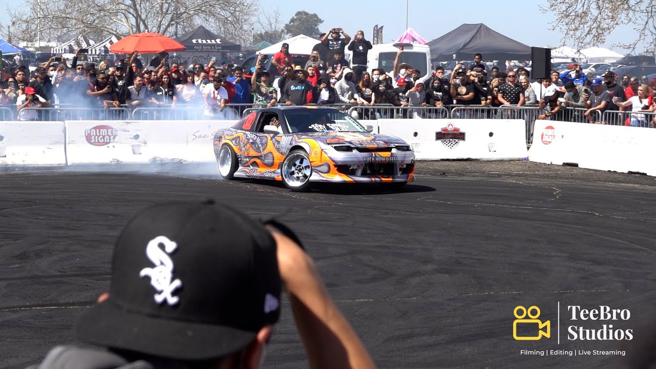 Sac Speed Shop TT3 Track Takeover 3 - Sideshow - Highlight Reel - Bay Area Legends Slide'n - 4K
