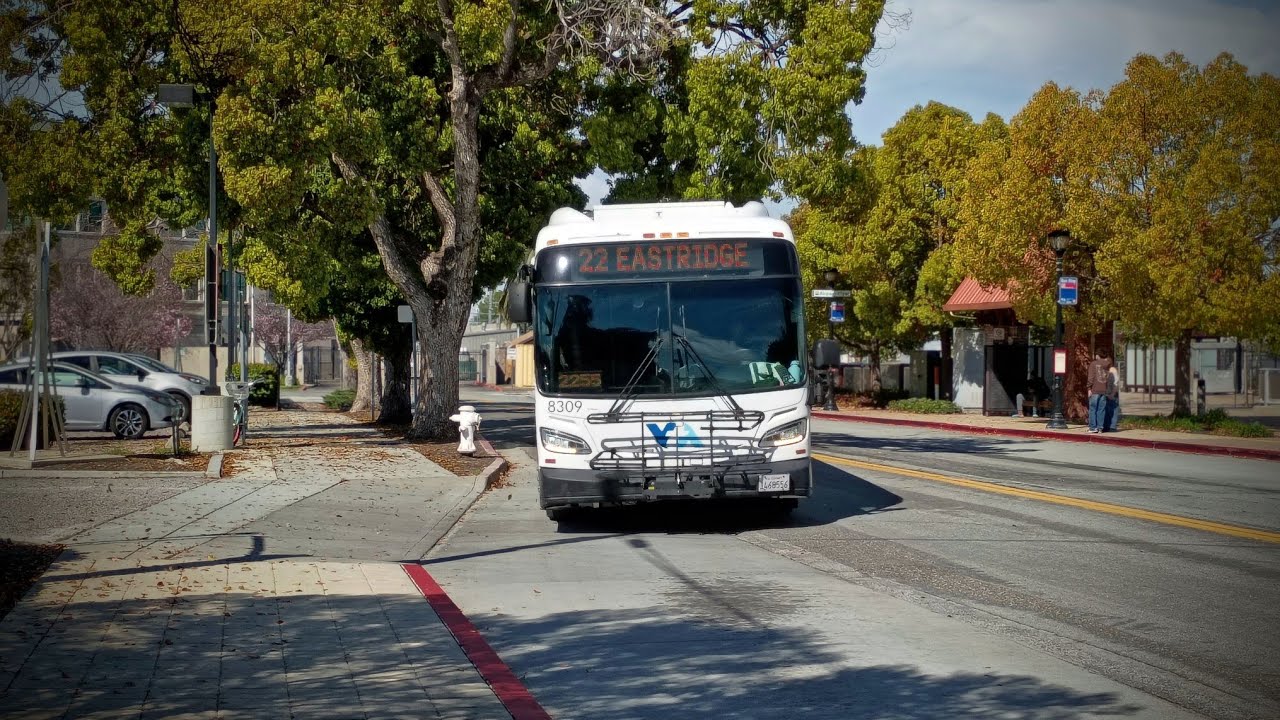 VTA 2018 New flyer XDE60 on Route 22 to Eastridge 