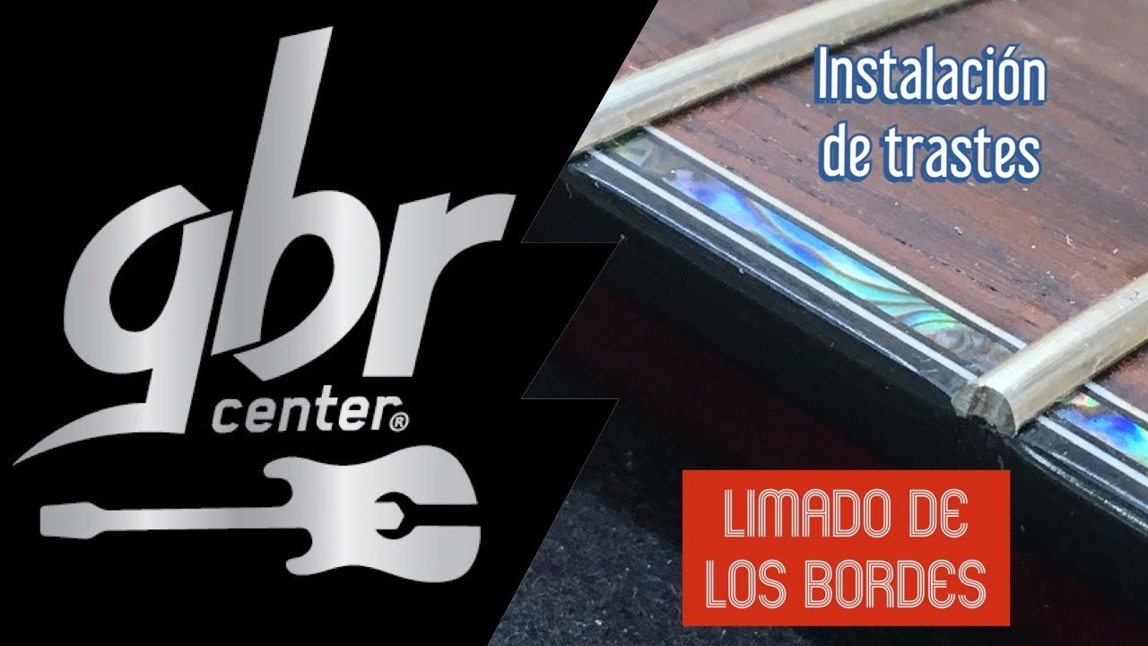 Cómo limar los bordes de los trastes después de instalarlos y cortarlos