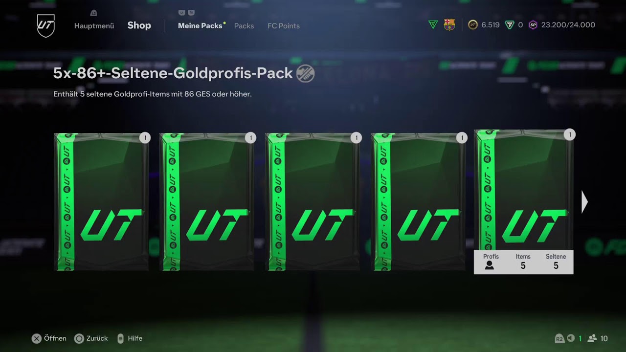 Pack opening