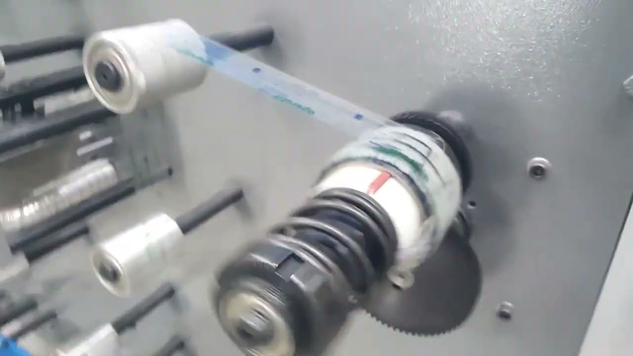 كيفية الطباعة على الشريط اللاصق How  adhesive tape is printed #ماكينة #machine