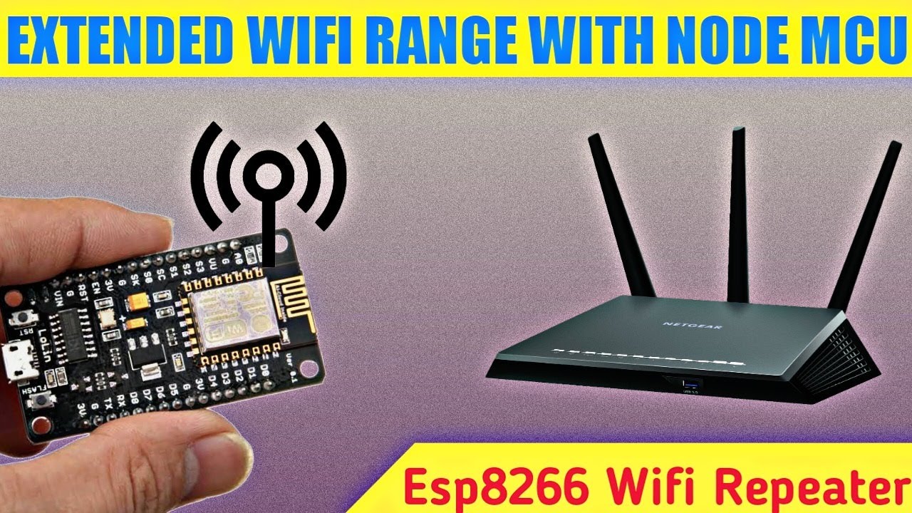 Создайте повторитель Wi-Fi с помощью NodeMcu Esp8266 | Расширьте зону покрытия Wi-Fi с помощью No...