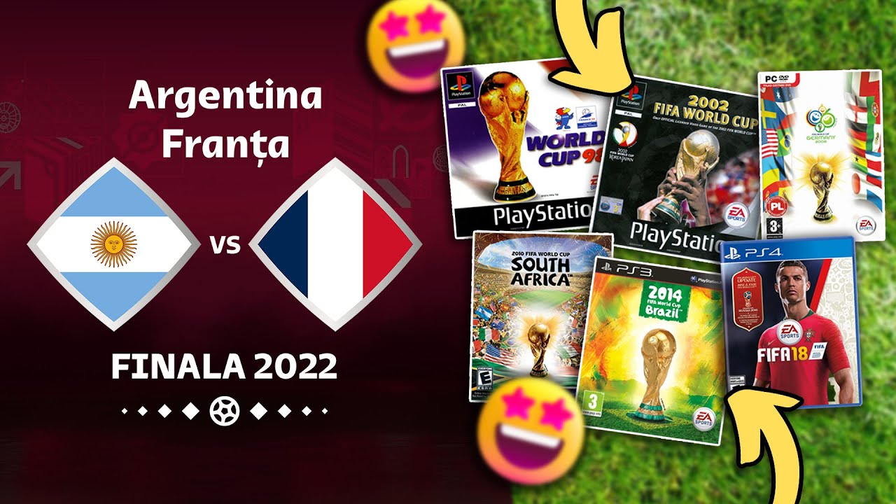 Argentina - Franța, dar în toate jocurile Cupei Mondiale 🏆 Simulăm FINALA CM Qatar 2022