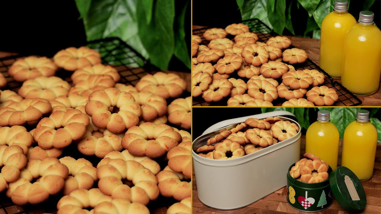 بحبة برتقال 🍊 و 5 دقائق و كم مكون من مطبخك حضري اطيب بسكوت بالبرتقال بطعم يفوق الوصف كل حبة ادمااان