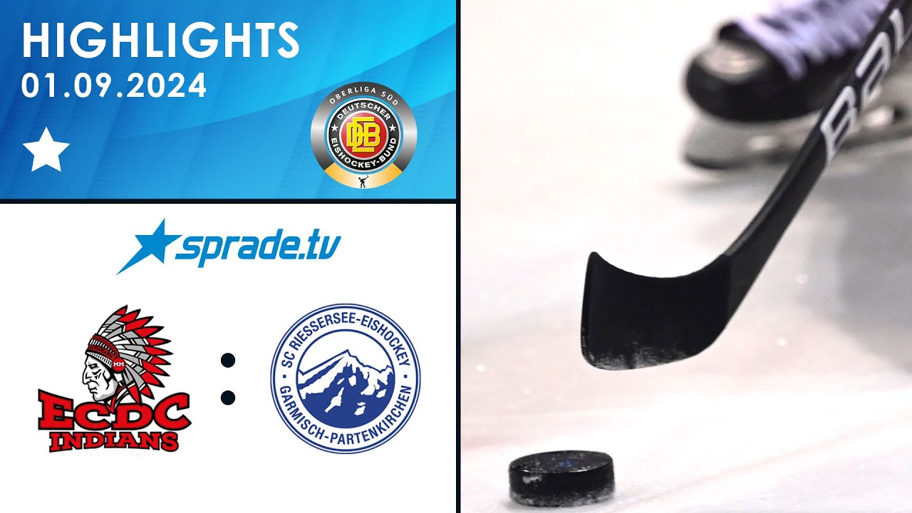 01.09.2024 - Highlights - ECDC Memmingen Indians vs. SC Riessersee