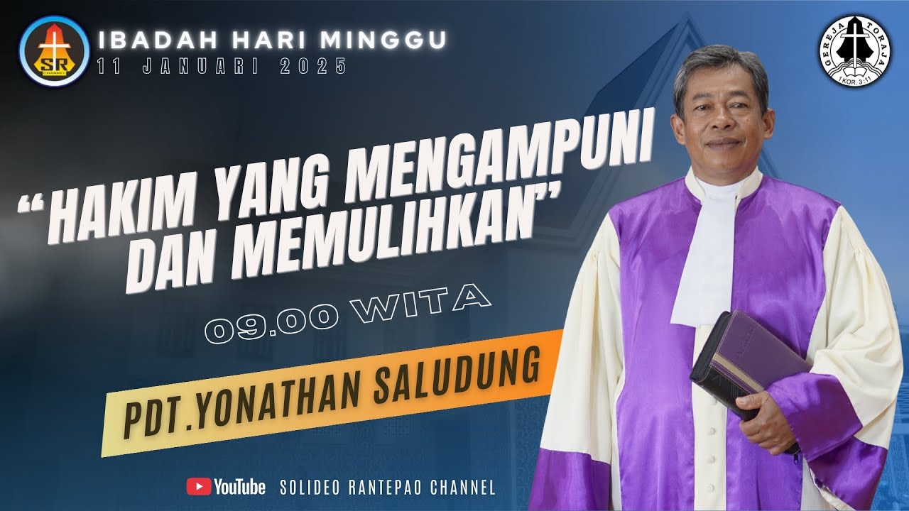 [LIVE] Ibadah Hari Minggu | 11/01/2026 pukul 09:00 WITA | Gereja Toraja Jemaat Rantepao