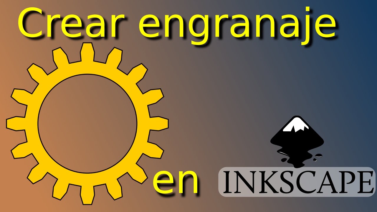 Crear un engranaje usando extensiones en Inkscape