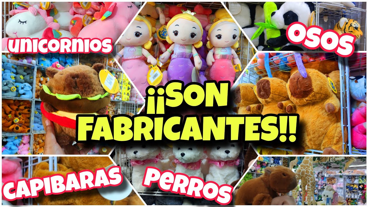 👌Dónde Comprar 🥰PELUCHES ECONÓMICOS🐻en CDMX👉¡SON FABRICANTES!🤩