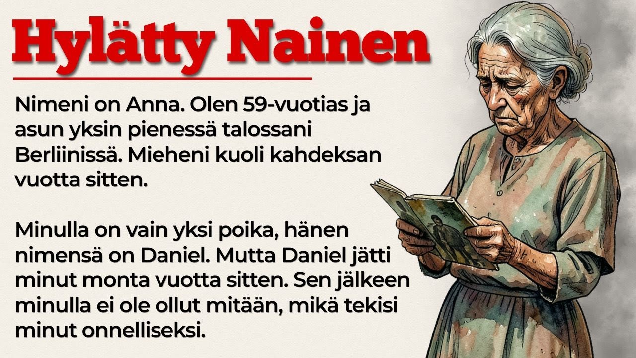 Poikani on jättänyt minut | Learn Finnish with Simple Stories | Finnish Story for Beginners