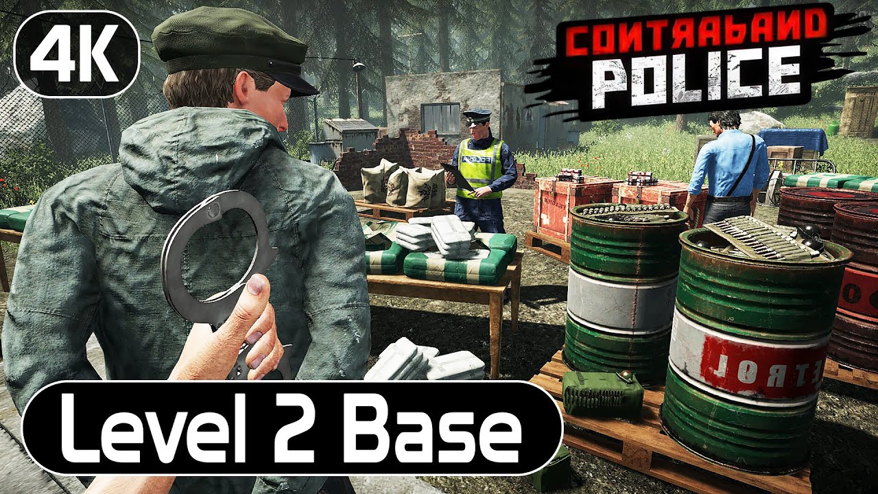 Contraband Police | Endless Shift - Level 2 Base | Longplay Walkthrough No Commentary | 4K