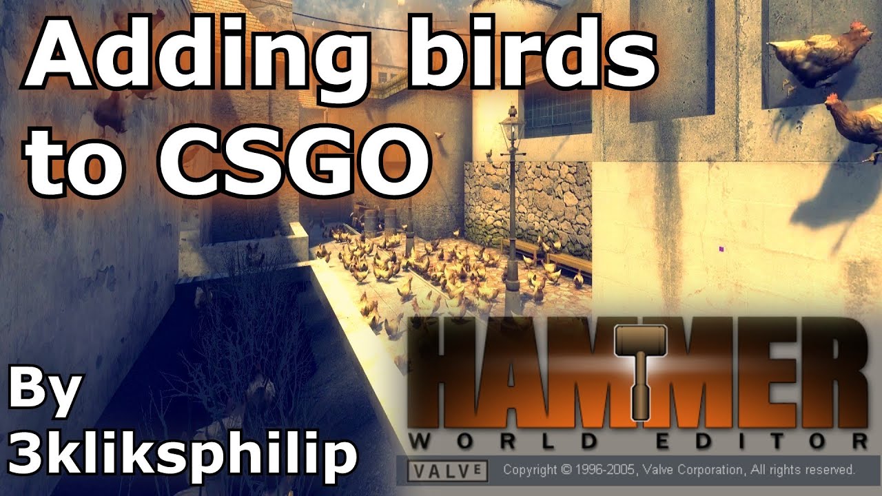 Adding birds and chicken to CSGO - tutorial