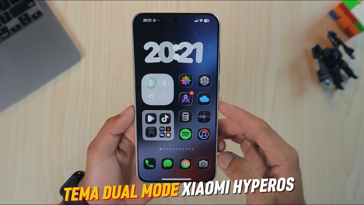 KERENN!! Tema ini bisa Drak Mode & Light Mode | Tema IOS untuk Xiaomi HyperOS