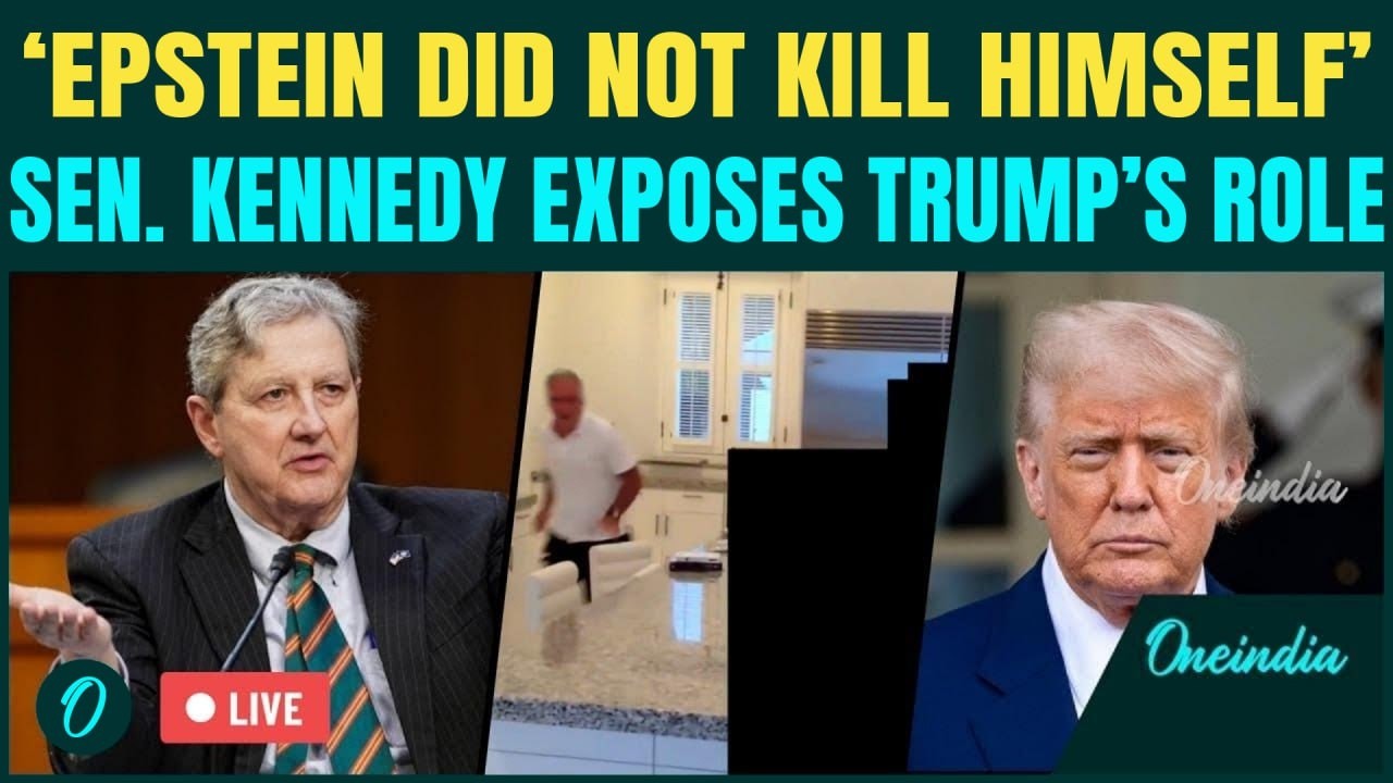 LIVE | Trump&rsquo;s Role in Epstein Death LIVE | Sen Kennedy&rsquo;s FIERY VIDEO Returns as Epstein FILES OUT!