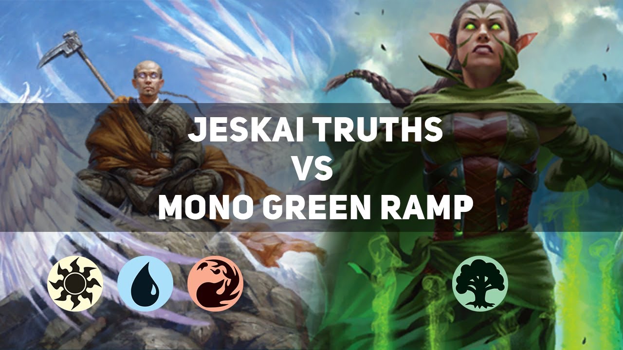 Jeskai Truths vs Mono Green Ramp | Platinum | MTG Historic