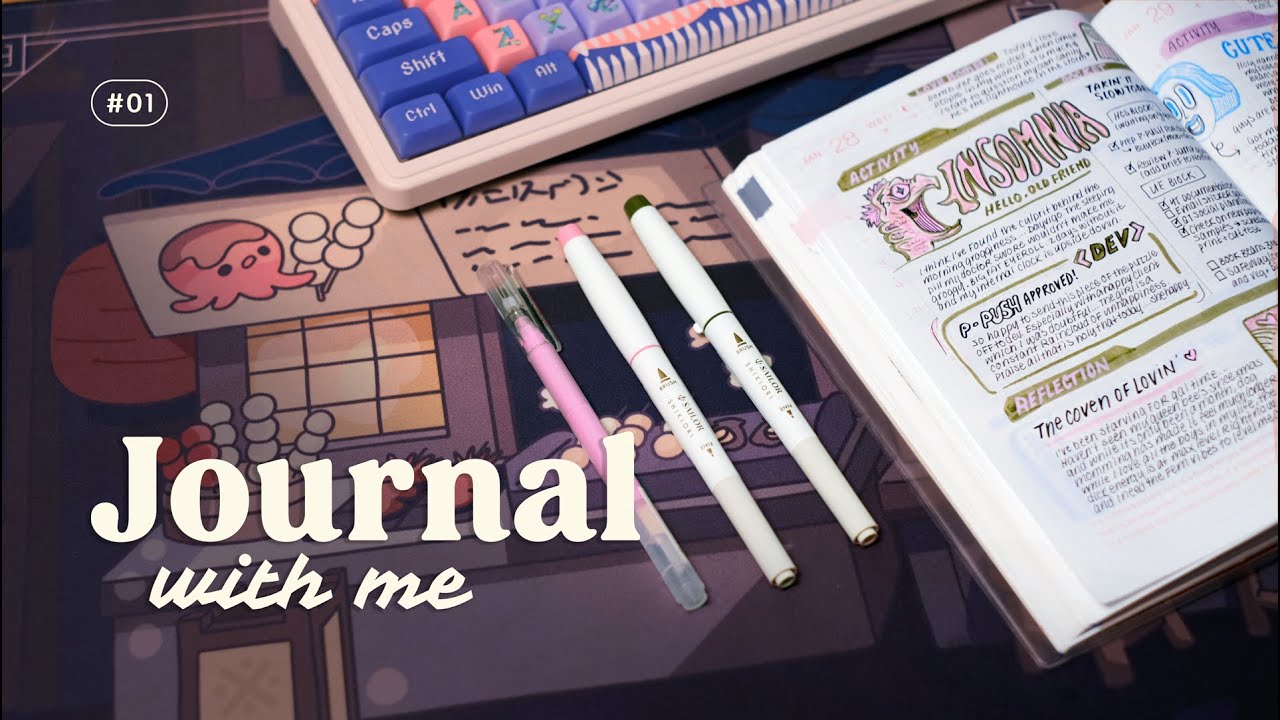 Journal with me |  Hobonichi Cousin